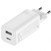 Быстрое зарядное устройство GAN TYPE-C 65W WHITE белая