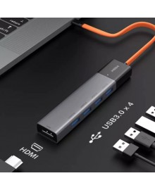 Многофункциональная док-станция A20 Miwu 5in1 Type-C Multifunctional Converter MWCMA02