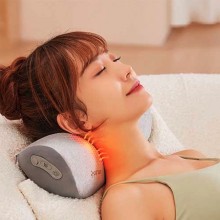 Беспроводная массажная подушка с подогревом для шеи и поясницы Repor Smart Neck Massage Pillow