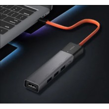 Док-станция A27 Miwu USB*3+PD*1, Type-C многофункциональный конвертер,  MWCMA05