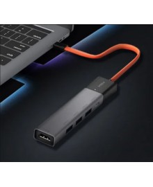 Док-станция A27 Miwu USB*3+PD*1, Type-C многофункциональный конвертер,  MWCMA05