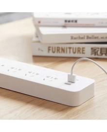 Удлинитель Power Strip 4 розетки и 3 USB порта, 1.8m White (MJSWSKCXB-01QM)