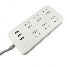 Удлинитель Power Strip Quick Charger 2.0 (6 розеток + 3 х USB-port 5V 2A)