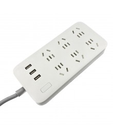 Удлинитель Power Strip Quick Charger 2.0 (6 розеток + 3 х USB-port 5V 2A)