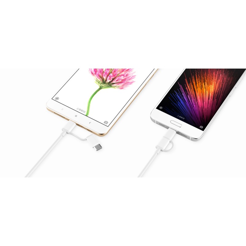 Кабель ZMI cable, USB to micro USB + Type-C