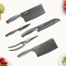 Набор стальных ножей с подставкой 5 в 1 Huo Hou Stainless Steel Knife set